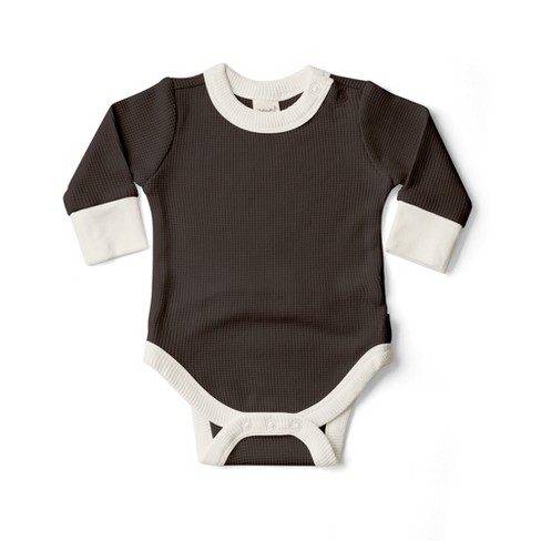 Goumikids Thermal Viscose + Organic Cotton Long Sleeve Bodysuit : Target