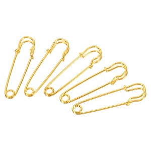 Unique Bargains Large Metal Sturdy Sewing Safety Pins for Blankets 50 Pcs - 1 of 4