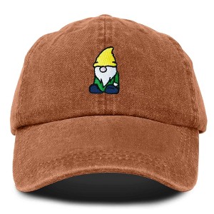 Dalix Gnome Embroidered Cotton Baseball Cap Adjustable Dad Hat Mens - 1 of 4