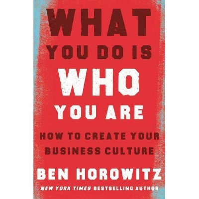 What You Do Is Who You Are - by  Ben Horowitz (Hardcover)