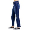 Women's High Waist Rigid Magic Heavy Destroy Straight Jeans - Judy Blue - image 3 of 4