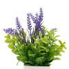 Unique Bargains Artificial Plants Lavender Plant in Pot Plastic 1 Pc - 4 of 4
