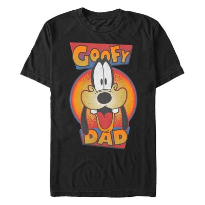 Men's A Goofy Movie Goofy Dad Icon  T-Shirt - Black - Large Tall