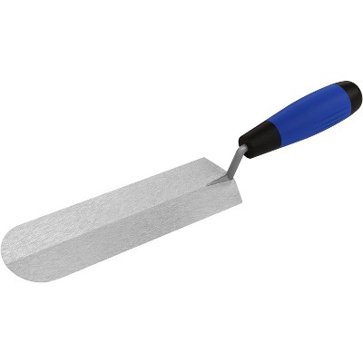 Bon Tool 21-189 Coke Trowel - Round End 8-inch - Comfort Grip Handle