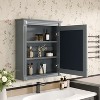 Wall Mounted Bathroom Storage Cabinet with Mirror & Adjustable Shelf, Medicine Cabinet - ModernLuxe - 2 of 4