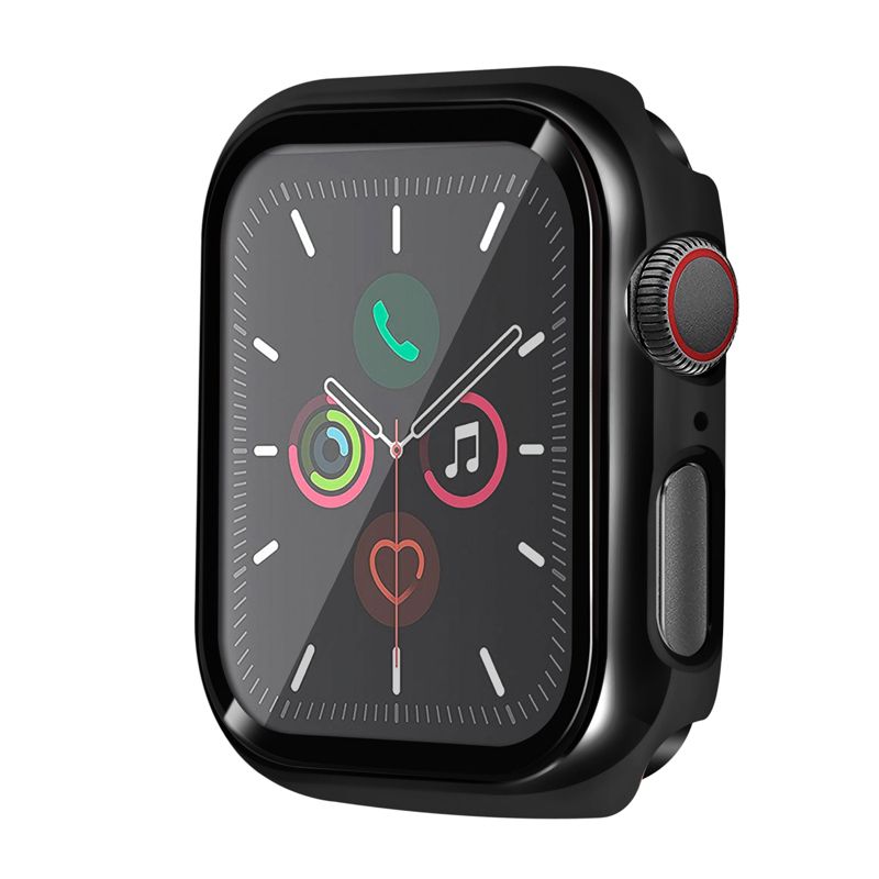 Insten Case For Apple Watch 40mm Series SE 6 5 4, Built in Tempered Glass Screen Protector Plating Hard Cover, Full Protection, 5 of 12