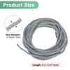 Unique Bargains Soft Polyester Decorative Cord Twisted Rope Trim 1 Pc - 3 of 4