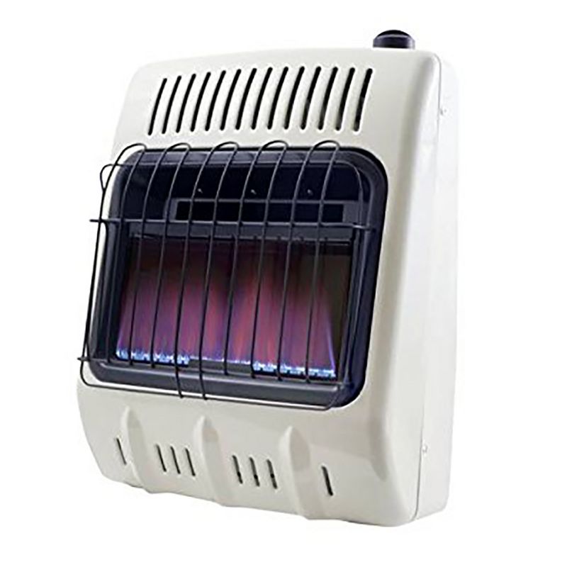Mr. Heater Vent Free 10,000 BTU Blue Flame Multi 300 Square Feet Indoor Safe No Electricity Propane Space Heater, Tan, 3 of 7