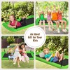 Costway 700lb Giant 60'' Platform Tree Swing Outdoor w/ 2 Hanging Straps Blue\Colorful\Green\Camo Green - 4 of 4