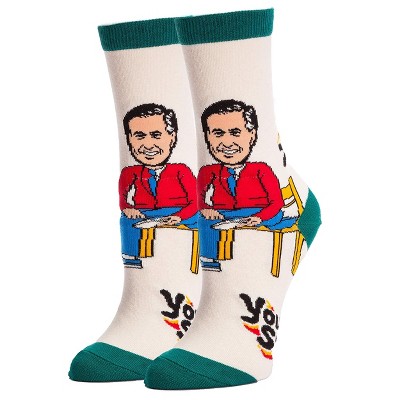 JY Instyle Mister Rogers Neighborhood You Are Special Women's Crew Socks | One Size