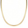 Adornia Tarnish Resistant 18k Gold Plated Omega Layering Chain Necklace - 4 of 4