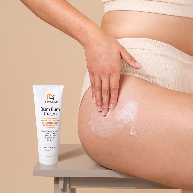 Bum Bum Cream Massaging Lotion for Butt Bust and Body, M3 Naturals, 8 fl oz, 5 of 9