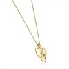 Pompeii3 Ruby & Diamond Necklace Heart Shape Pendant in 14k White, Yellow, or Rose Gold - 2 of 3