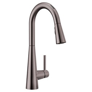 Moen Sleek One Handle Stainless Steel Motion Sensing Pull-Down Kitchen Faucet Smart - 1 of 1