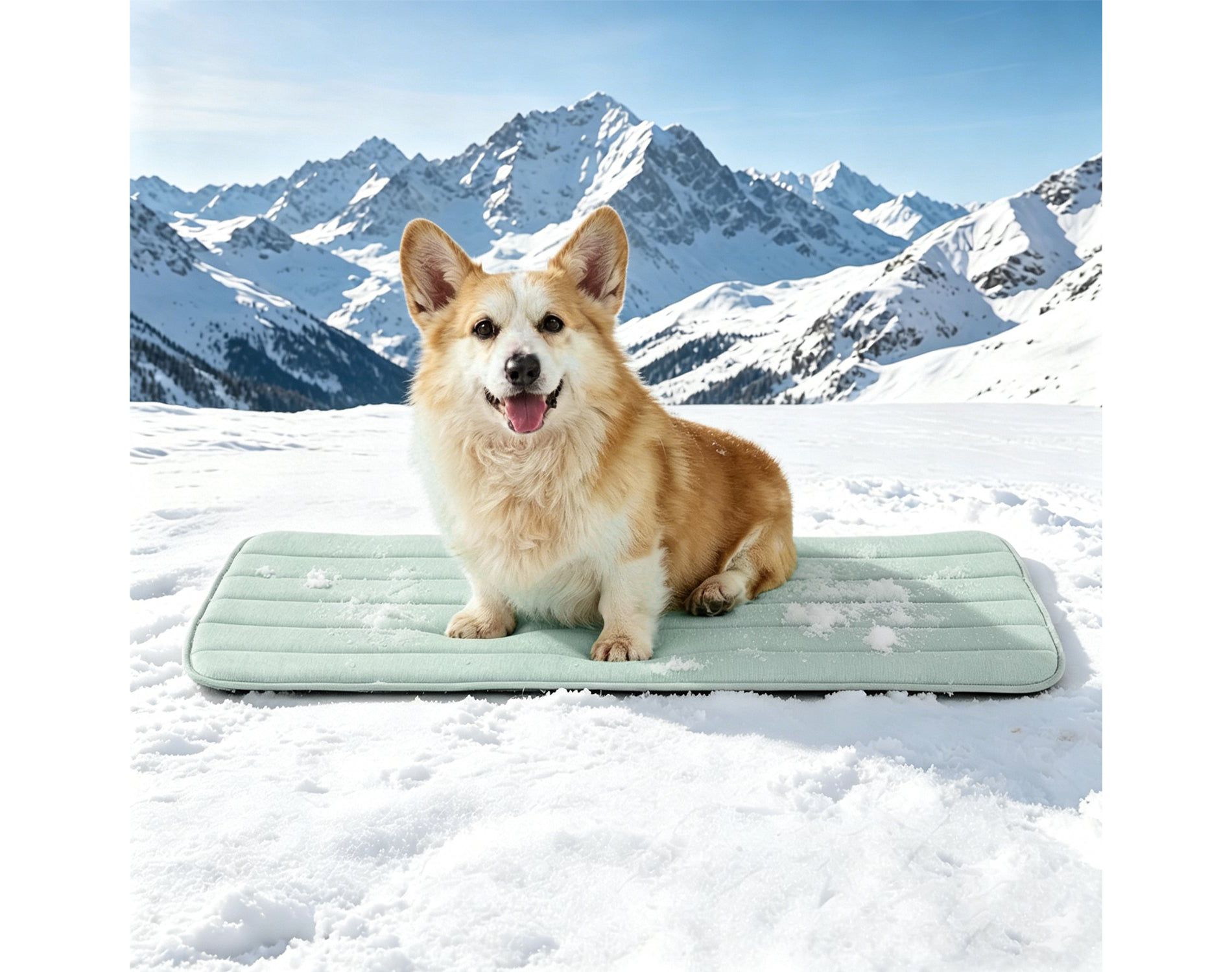 GOOPAWS Dog Cooling Mat, Non-Slip Self-Cooling Summer Pet Mat
