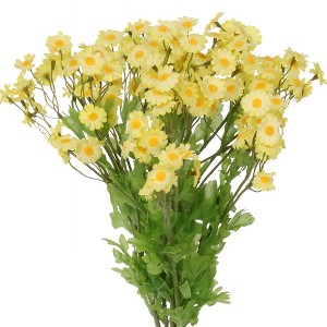 REGALWOVEN Silk Plastic Wedding Home Decoration Artificial Flowers 20.8" 6 Pcs - 1 of 4
