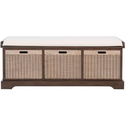Landers 3 Drawer With Cushion Bench - Safavieh