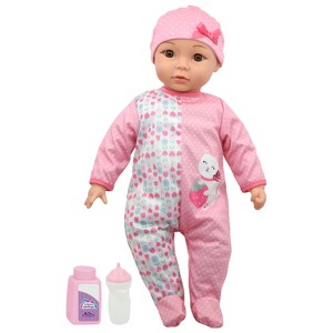 New Adventures Little Darlings: 19" Cuddle Baby - Pink Kitty - 1 of 4