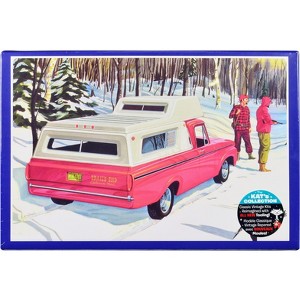 Skill 2 Model Kit 1963 Ford F-100 Camper Pickup Truck 3-in-1 Kit 1/25 Scale Model by AMT - 1 of 4