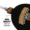 Mercer University Secondary Logo Wood Christmas Tree Holiday Ornament - 3 of 4