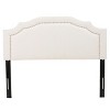 GDFStudio Charell Contemporary Fabric Upholstered Beveled Full/Queen Headboard - 2 of 4