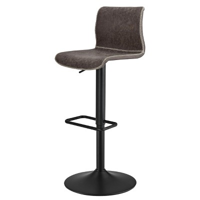 New Pacific Direct Jayden Low back Gaslift Bar Stool,Set of 2