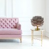 11" Katya Round Glam Table Lamp with Brushed Gold Base - River of Goods: Modern Nightstand Light, LED Compatible - 3 of 4