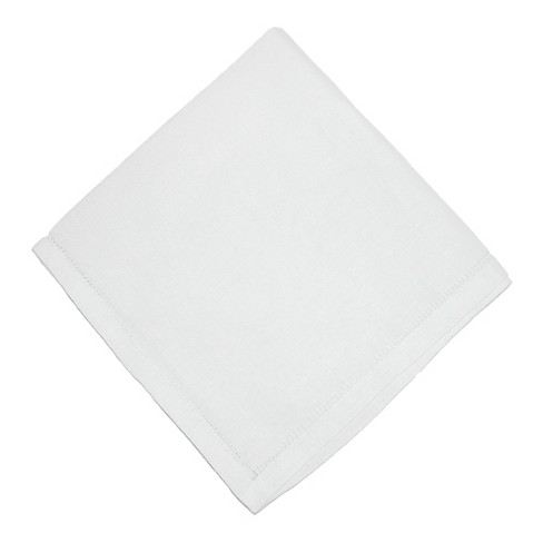 Hemstitched linen shop handkerchiefs