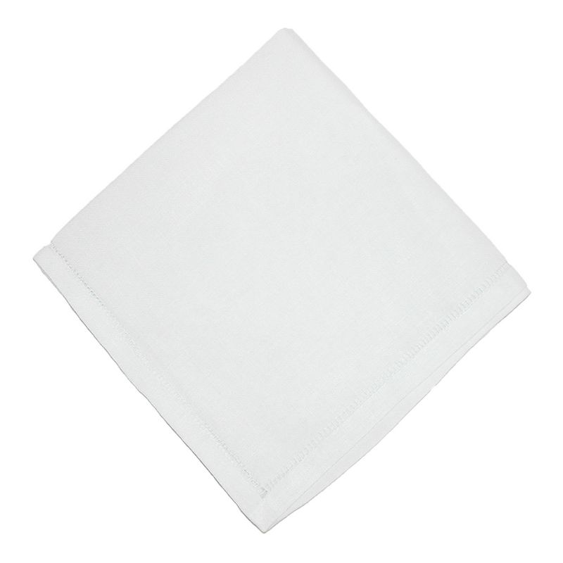 CTM Linen Hemstitched Handkerchief, 1 of 3