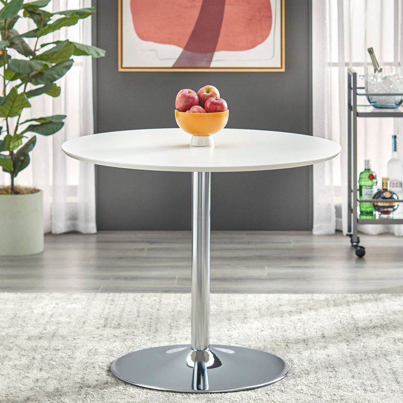 Hillboro Round Dining Table Metal Base - Buylateral, 3 of 11