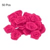 Unique Bargains Polyester Lightweight Texture Durable Ribbon Roses 50 Pcs - 3 of 4
