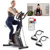 Sunny Health & Fitness Corezy 16-Level Magnetic Resistance Upright Bike with Workout Bands - SF-B224004 - 3 of 4
