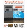 VEVOR Rectangle Pool Liner Pad, 16 x 32 ft Pool Liner Pad for Above Ground Swimming Pools, Extra-Thick Pool Mat, Prevents Punctures, Black - 3 of 4