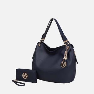 MKF Collection Fabienne Women’s Hobo Shoulder Bag with Matching Wallet by Mia K - 1 of 4