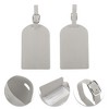 Unique Bargains Horizontal Flip Luggage Tag 1 Pc - 3 of 4