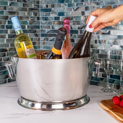Stainless Steel 3.2 Gallon Beverage Tub with Handles