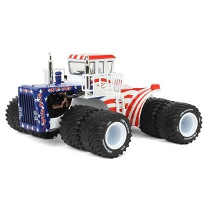 First Gear 1/64 Big Bud 16V-747 Silver Series Detroit 1100 HP Patriotic Version with Titan Goodyear LSW Tires 60-1913 - 1 of 4