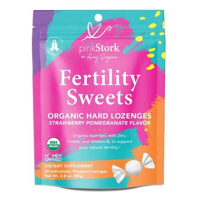 Pink Stork Fertility Sweets - Strawberry Pomegranate - 20ct