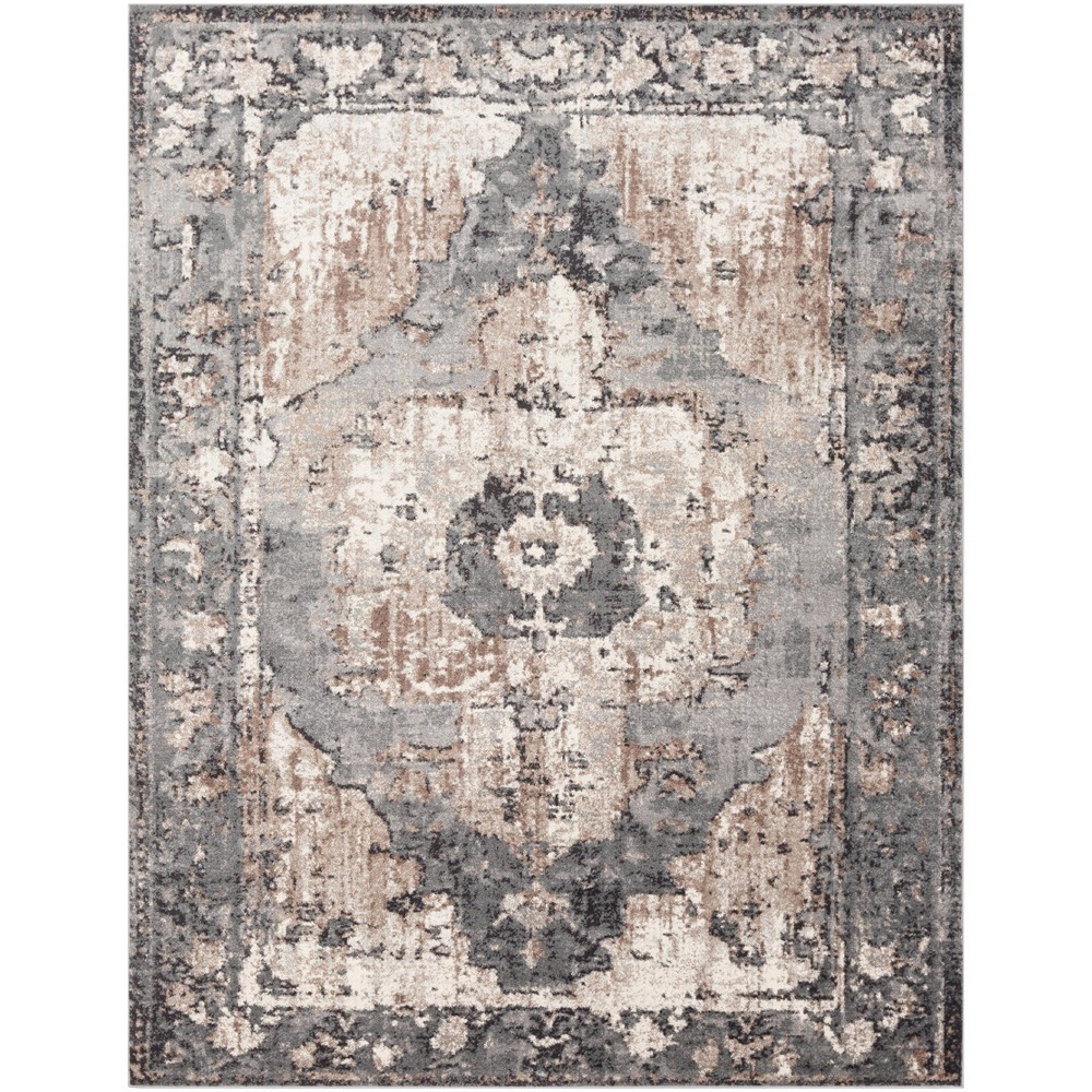 7'10"x10'3" Rockford Traditional Rugs Gray - Artistic Weavers