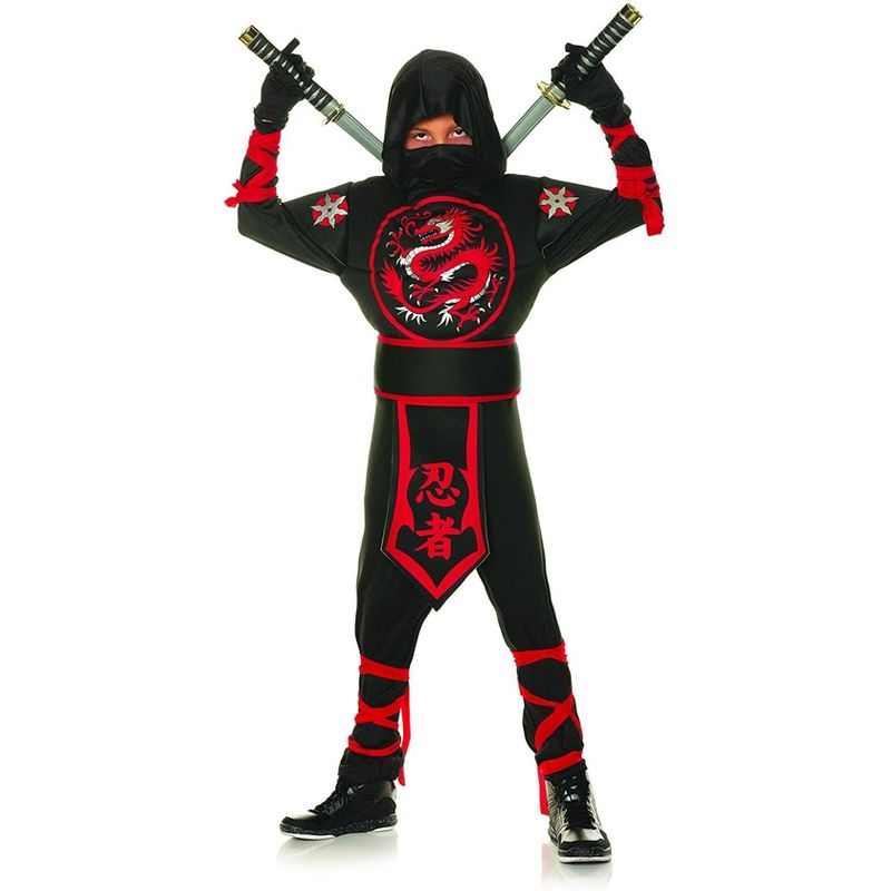 Underwraps Costumes Dragon Ninja Child Costume, 1 of 2