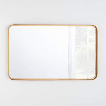 24" x 36" Rectangular Decorative Mirror with Rounded Corners - Threshold™ designed with Studio McGee