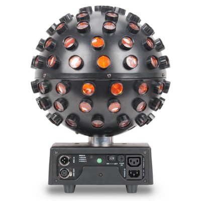Black and Purple LED Disco Ball Light Fixture Set