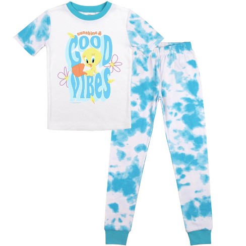 Girls' Hello Kitty 3pc Pajama Set - Blue : Target