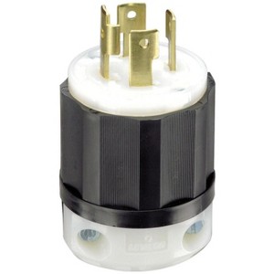 Leviton 02711-0PB NEMA L14-30P Locking Plug, 125/250 Volt - 1 of 1