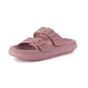 CUSHIONAIRE Women's Fame recovery cloud slide with +Comfort - 1 of 4