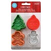 R&M International 4 Piece Christmas Cookie Stamper Set, 2-Inch - 2 of 4