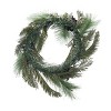 Transpac 24 in. Holiday Wreath with Pinecones - 3 of 4