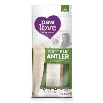 Paw Love Split Elk Antler Rawhide Dog Treats