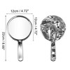 Unique Bargains Retro Ripple Style Round Cosmetic Mirror 1 Pc - 2 of 3
