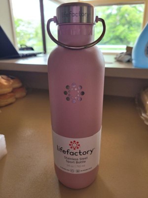 Lifefactory 24oz Stainless Steel Sport Water Bottle With Screw Cap : Target